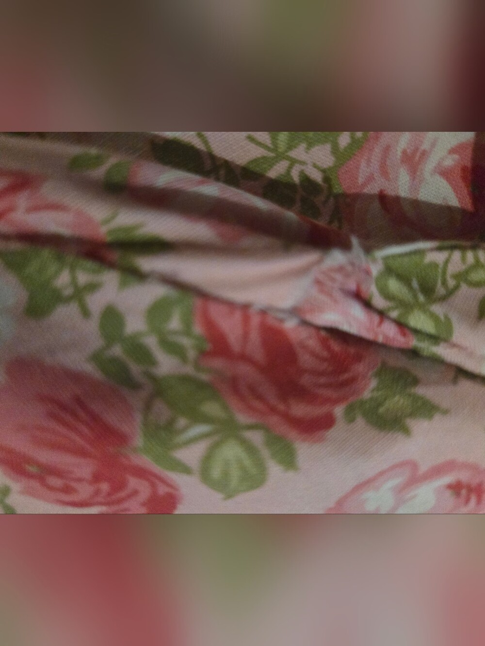 1950s Penneys Brentwood Floral Vintage  Pink Dress - Picture 12 of 13